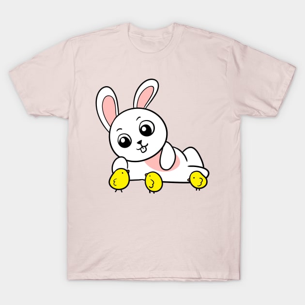 Easter Bunny T-Shirt by WildSloths